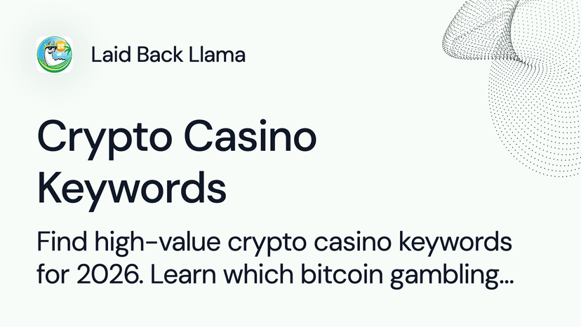 Crypto Casino Keywords: Essential Bitcoin Gambling Search Terms to Target - thumbnail