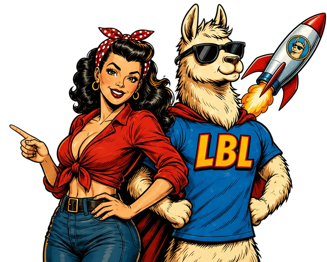 LBL Llama y su compañera